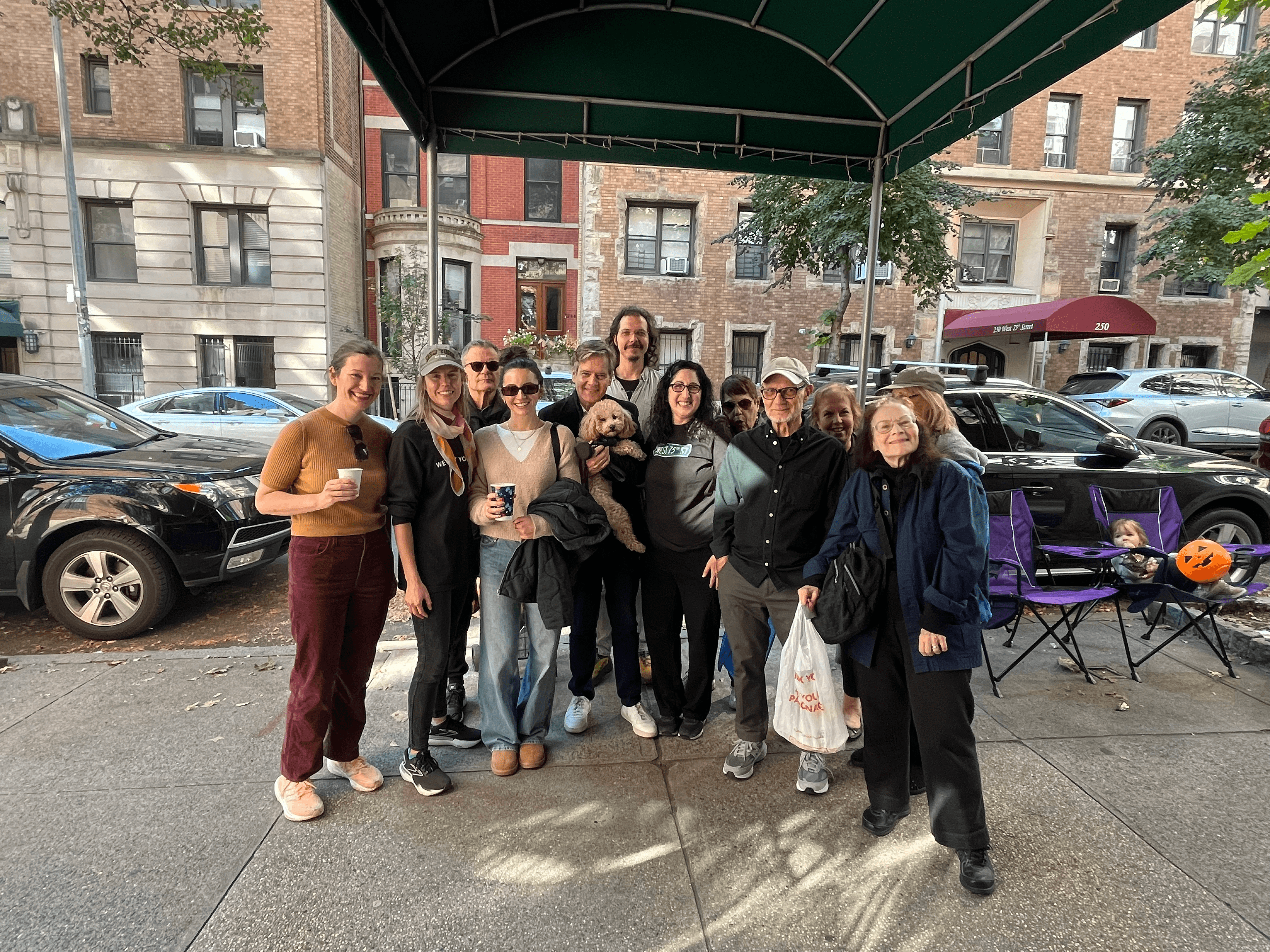 Block cleanup volunteers